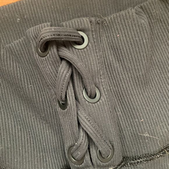 aerie Offline Lace Up Ribbed Leggings - Picture 4 of 5